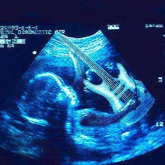 Baby In The Bottle With Her Foot On The Throttle