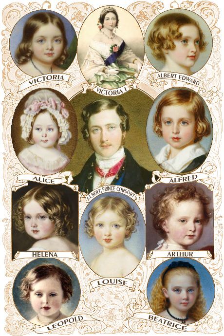 Queen Victoria And Her Children