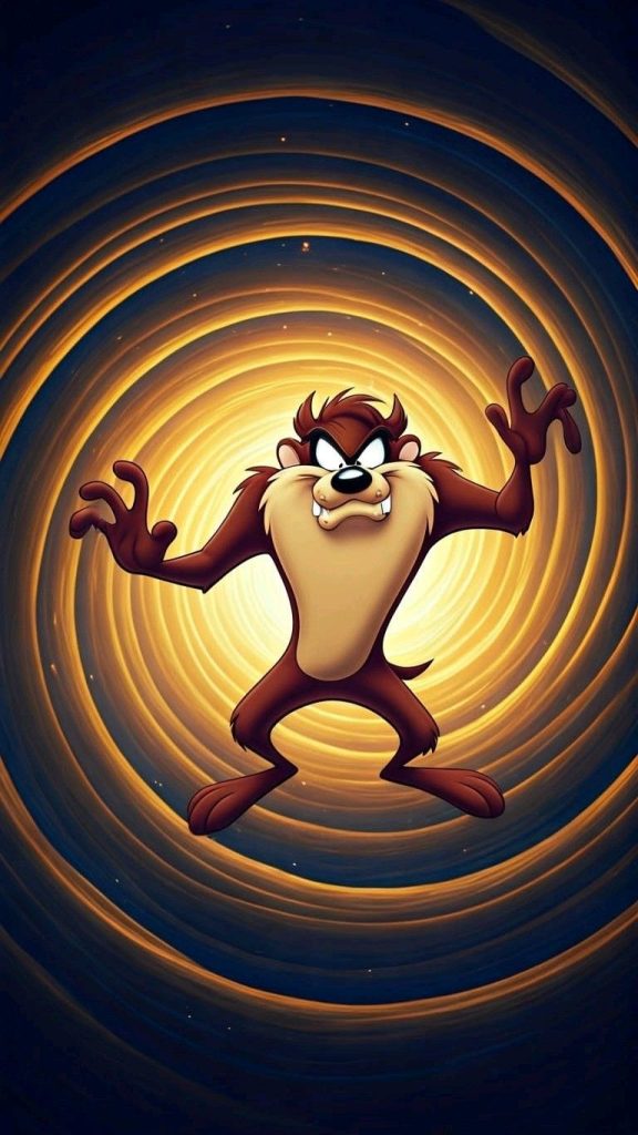 The Tasmanian Devil On Patrol